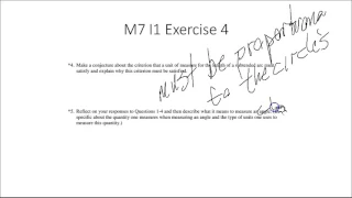 Pathways Precalculus Module 7 Investigation 1 #'s2-6 Units of Angle Measure