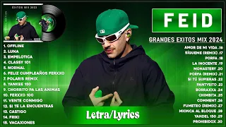 Feid 2024 (Letra/Lyrics) - Mejores Canciones de Feid - Grandes Éxitos De Feid - Mix Reggaeton 2024