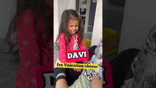 DAVI FEZ VALENTINA CHORAR 😭 #tiarute #levidavi #davi #levi #valentinasim #davidotiktok