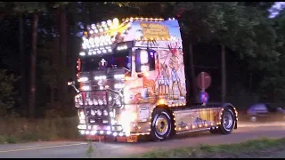 Master Truck Opole Poland Truckshow 2018 with Scania V8 open pipes sound