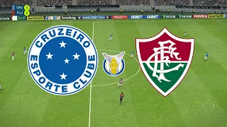 CRUZEIRO X FLUMINENSE - BRASILEIRÃO 2019 - 24ª RODADA - 09/10/2019 - PES 2019