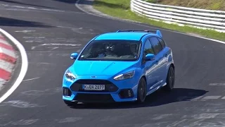 2016 Nitrous Blue Ford Focus RS Exhaust Sounds on the Nürburgring Nordschleife