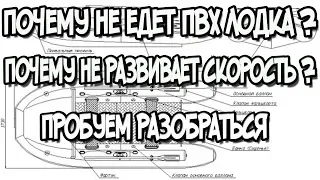 Почему не едет лодка пвх ? почему лодка не развивает скорость ? пробуем разобраться