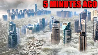 Shocking!!! See How Dubai is Swallowed! By Water The Wrath Of God | Jesus Is Coming Back Soon!