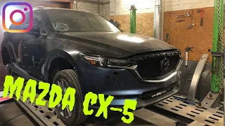 #13 Mazda CX-5 2020 Замена лонжерона  USA