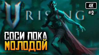 [4K] V Rising прохождение #2 🅥 Обзор игры V Rising в кооперативе