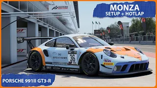 ACC | Porsche 991ii GT3-R @ Monza | Setup & Hotlap