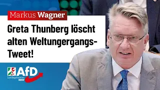 Greta Thunberg löscht alten Weltuntergangs-Tweet! – Markus Wagner (AfD)