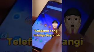 Telefonni Qotmaydigan Qilish😱📲 Telefonni Yangi Holatiga Qaytarish.