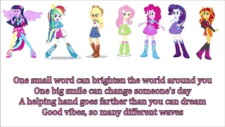 My Little Pony - Equestria Girls Good Vibes Lyrics