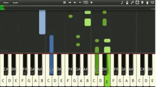 Tutorial - Céu azul - Charlie Brown Jr | Teclado |