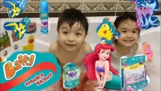 купаемся с баффи и с сюрпризами, красная ванна, swim with Baffy