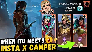 When Itu Meets Insta X Camper 🤡🔥 | Shadow Fight 4 Arena