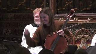 Michael Morpurgo gives four readings from "Carnival of the Animals." Clare O'Connell playing cello.