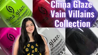 China Glaze Vain Villains Halloween 2022 Collection - Janixa - Nail Lacquer Therapy