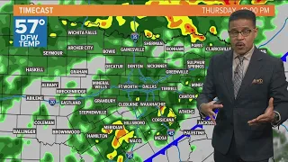 DFW Weather: Warm Wednesday before overnight cold front, rain chances