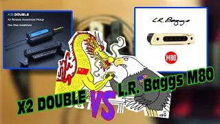 Сравнение звукоснимателей L.R. Baggs M80 vs X2 DOUBLE