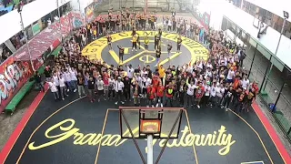 Taguig City Triskelion Council | Largest TGP seal painted in Tenement, Taguig | 51st National Anniv