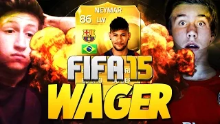 WTFF IS GOING ON!! - NEYMAR WAGER VS @Zannoxale! FIFA 15 Ultimate Team!