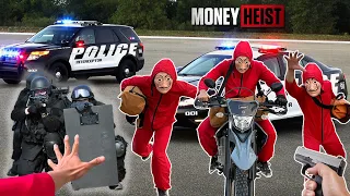 Money Heist vs Police In Real Life | THE BEGINNING!! (Epic Parkour POV Chase) | Highnoy