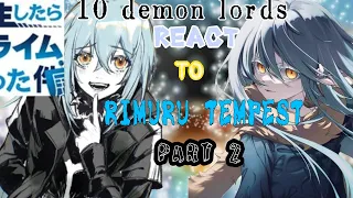 10 Demon Lords React To Rimuru Tempest(RUSS🇷🇺,ENG🇬🇧)Part 2/2