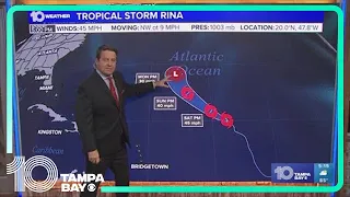 Tracking the Tropics: Tropical Storm Philippe, Rina still pose not threat to US