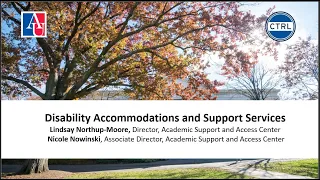 Disability Accommodations and Support Services