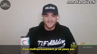 Dustin Poirier parle de son combat contre Benoit Saint-Denis (traduction française)