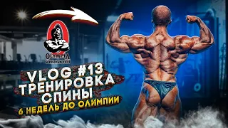 ТРЕНИРОВКА СПИНЫ/6 НЕДЕЛЬ ДО ОЛИМПИИ/VLOG#13