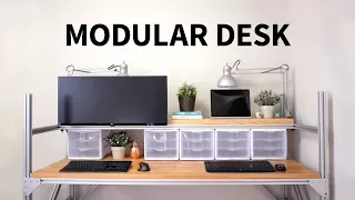 Modular desk using t-slot aluminum | How to