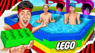 24 HORAS NA MAIOR PISCINA DE LEGO DO MUNDO!