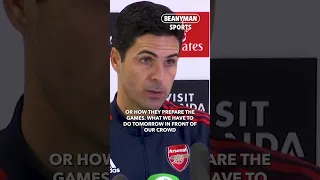 'What we have to do tomorrow in front of our crowd is go full tilt!' | Mikel Arteta