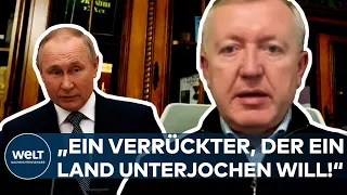 WLADIMIR PUTIN GREIFT UKRAINE AN: "Er ist ein Verrückter, der ein anderes Volk unterjochen will"