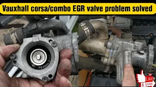 Vauxhall EGR valve astra/corsa/combo problem solved 👌