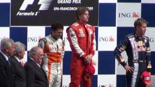 F1 SPA 2009 HD - podium