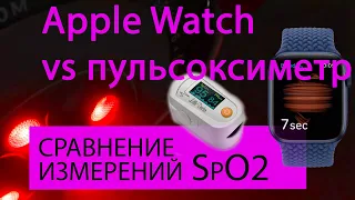 Apple Watch 6 VS пульсоксиметр MD300C | Сравнение датчика кислорода в крови SpO2 | Device Not Bad