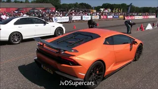 800HP Lamborghini Huracan DESTROYED BY Mercedes-AMG E63S 4+Matic!