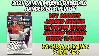 2021 Panini Mosaic Baseball Hanger Box Review (Four Exclusive Orange Parallels Per Box!)