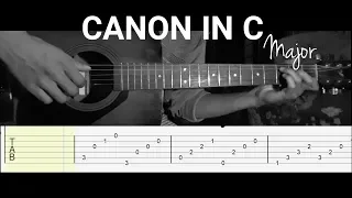 Canon in C - Fingerstyle Guitar Cover | Tab [🅔🅐🅢🅨]