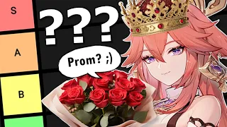 Ranking Genshin Characters at PROM?! 🥂💝