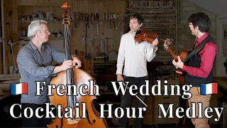 The favourite cocktail hour songs at a French wedding