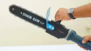 How To Convert your Angle Grinder Into Chainsaw