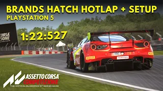 ACC | Ferrari 488 Evo | Brands Hatch Hotlap + Setup (PS5)
