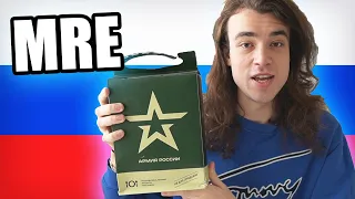 Russian Tries Russian Military Food (MRE)