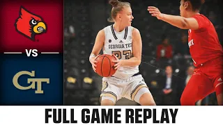 Louisville vs. Georgia Tech Full Game Replay | 2023-24 ACC Women's Basketball