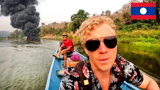 A Crazy River Adventure in Laos.. 🇱🇦