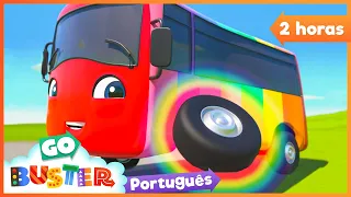 🌈 Buster na Terra das Cores!!! 🌈 | 2 HORAS DE BUSTER! | Go Buster em Português | Desenhos Animados