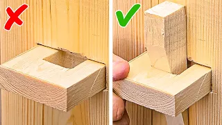 HELPFUL WOODWORKING HACKS to carry out any project at the highest level