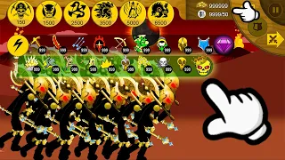 NEW EDITION ARMY GIANT BOSS GOLDEN 999999 VS NEW FINAL BOSS TITAN MAXIMUM HP9999 | STICK WAR LEGACY