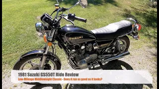 Suzuki GS550 Ride Review - 2,600 original miles!